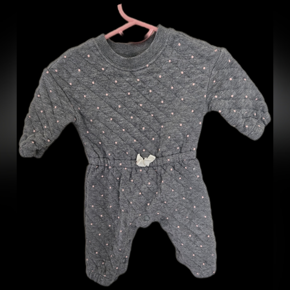 Carter's Gray Baby Onsie/Jumpsuit